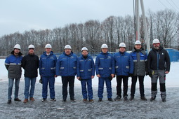 Представители АО «Газпром центрэнергогаз» на ГРС Новотульская